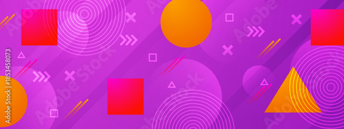 Wallpaper Mural Dynamic Abstract Geometric Shapes Background Torontodigital.ca