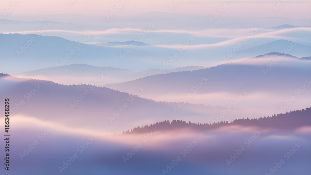 Obraz premium sunrise over mountains