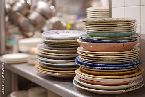 stack of plates