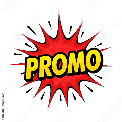 Dynamic comicstyle design with vibrant colors for promotions. Ideal for advertising campaigns, social media posts, or event announcements.