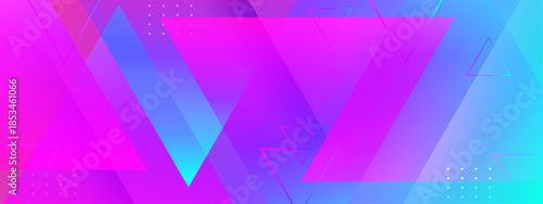 Trendy Abstract Geometric Shapes Background