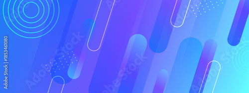 Trendy Abstract Geometric Shapes Background