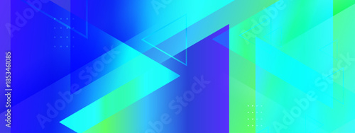 Trendy Abstract Geometric Shapes Background