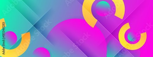 Futuristic Modern Geometric Abstract Background