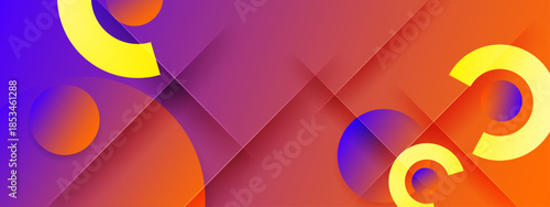 Futuristic Modern Geometric Abstract Background