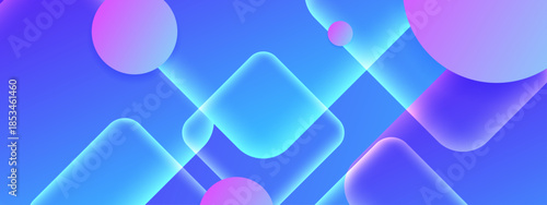 Vibrant Modern Abstract Geometry Background