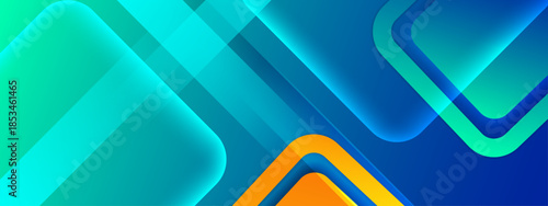 Vibrant Modern Abstract Geometry Background