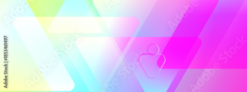 Vibrant Modern Abstract Geometry Background