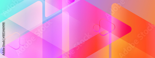 Vibrant Modern Abstract Geometry Background