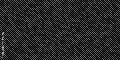 Dark texture featuring a minimalist and repeating pattern of fine, diagonal grey lines over a black background, creating a sleek and professional industrial aesthetic.