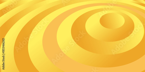 Abstract Yellow Spiral Wave Background with Smooth Gradient Flow
