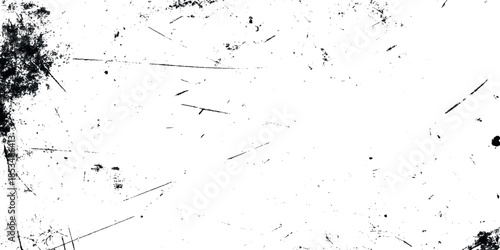 An abstract damaged photographic image showcasing scratches dust and imperfections on a predominantly white background