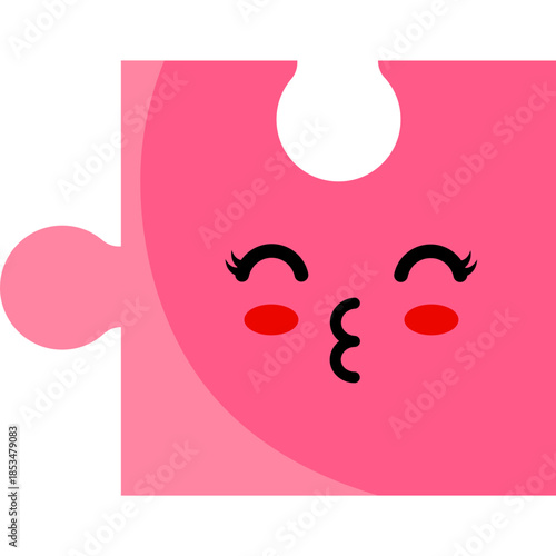 Jigsaw Puzzle Cartoon Character Illustration