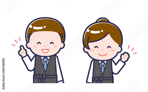 バーテンダー／2人組／男女 01