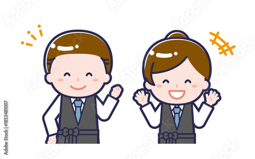 バーテンダー／2人組／男女 02