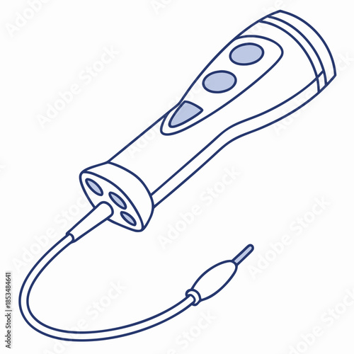 An ultrasound probe for medical diagnostic imaging