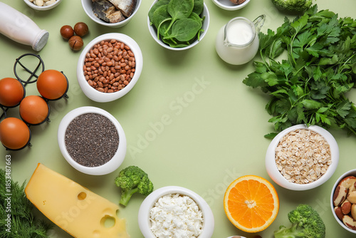 Frame made of healthy produ...