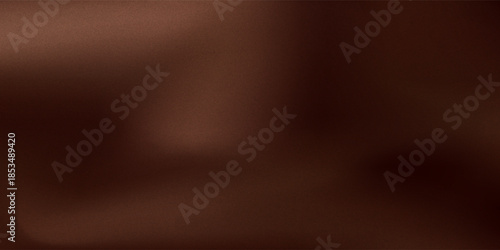 Chocolate wavy swirl background. Abstract satin chocolate waves, brown color flow. Vector