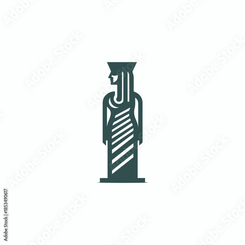 Mesopotamian Statue Logo