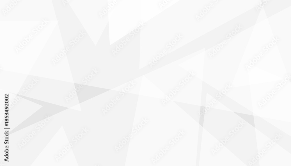 Obraz premium Abstract White Geometric Polygon Background