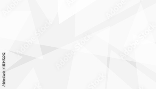 Abstract White Geometric Polygon Background