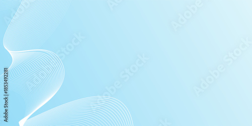 Vector medical and scientific-themed background featuring a light blue gradient. Modern