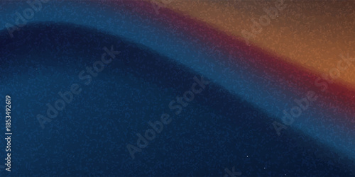 Texture blue orange red grainy texture background abstract vibrant color wave shape black backdrop noisy wide banner art