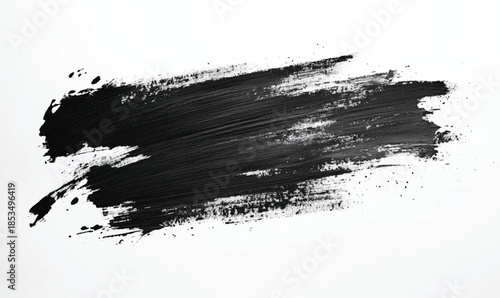 Vector paint brush spot Hand painted background Ink scribble dab clipart vector illustration