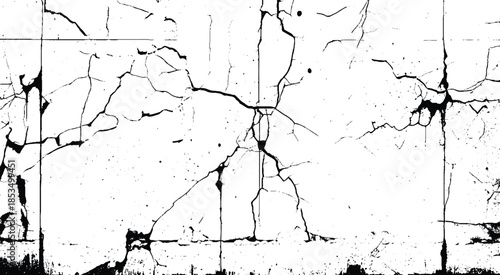 Cracked wall stock photo