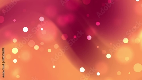 Wallpaper Mural Bokeh effect with blurred red and orange circles Torontodigital.ca