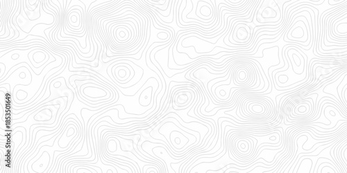 Minimal seamless area vector topo paper lines Topographic contour lines grid map pattern design. Geographic mountain relief. Contour maps. Topo contour paper map design.