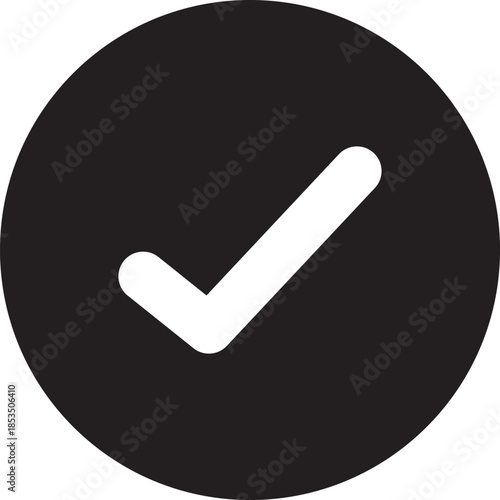 Collection of green checkmarks in circles.  choice, and approval is showcased by two contrasting symbols