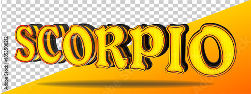 element geometry 3d render isolated scorpio