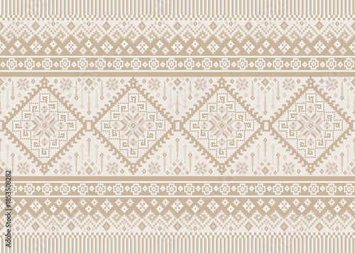 beautiful pixel tribal pattern inspired by each native pixel fabric like wayuu African native American southeast Asian traditional textile Thai silk pattern Aborigine Australian and Columbian fabric