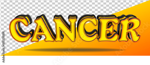 futuristic geometry 3d render isolated cancer