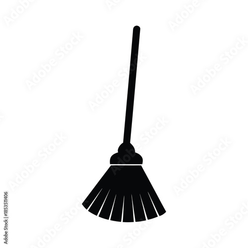 Broom Icon Vector Illustration