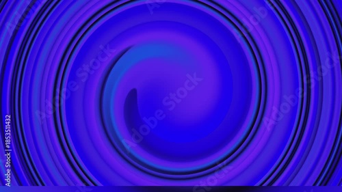 Hypnotic Blue and Purple Swirl Abstract Background Loop.