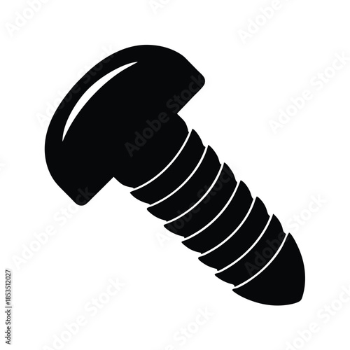 Screw Or Bolt Icon Vector Illustration