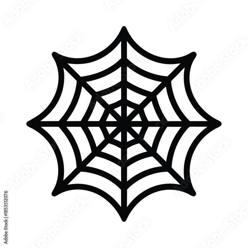 Spider Web Icon Vector Illustration