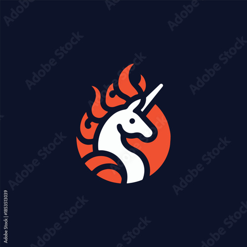 Unicorn Fire Logo