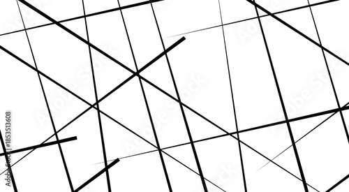 Random geometric line pattern on a transparent background. Random line low poly pattern. abstract seamless line vector. 