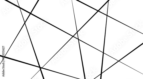 Random geometric line pattern on a transparent background. Random line low poly pattern. abstract seamless line vector. 