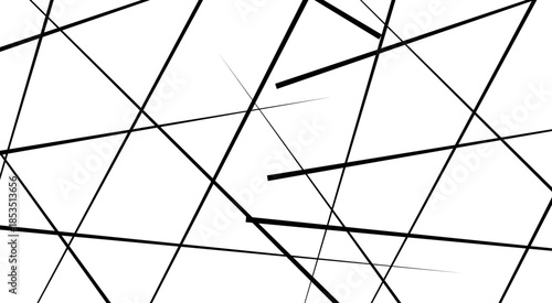 Random geometric line pattern on a transparent background. Random line low poly pattern. abstract seamless line vector. 