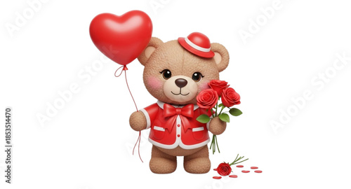 teddy bear with heart