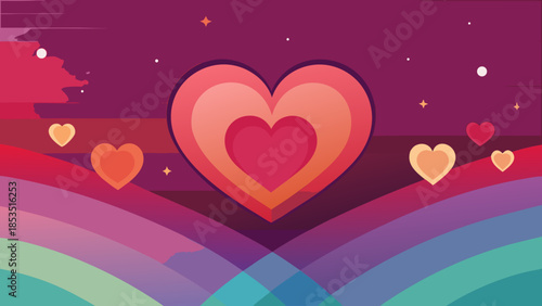 Modern abstract geometric vector illustration with vibrant colors and minimalist shapes for contemporary web design backgrounds