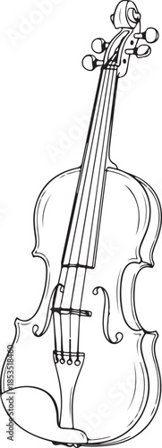 Violin Musical Instrument black and white stringed instrument fiddle