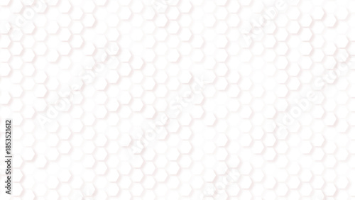 Repeated hexagon shapes pattern. Honeycomb background. Minimalistic print with hexahedrons. Mosaic geometric texture.