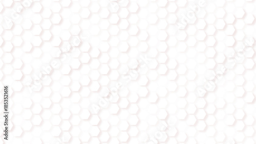 Repeated hexagon shapes pattern. Honeycomb background. Minimalistic print with hexahedrons. Mosaic geometric texture.