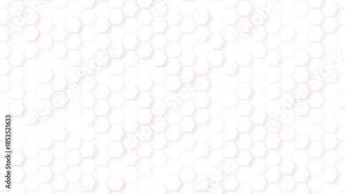 Repeated hexagon shapes pattern. Honeycomb background. Minimalistic print with hexahedrons. Mosaic geometric texture.