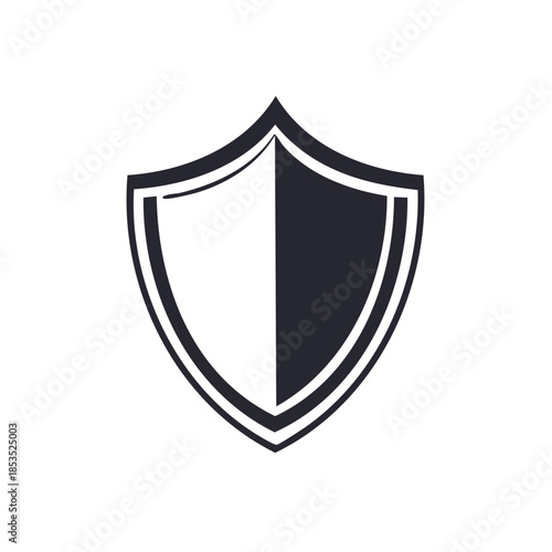 Elegant Half Shaded Shield Icon for Security Protection and Symbolic Representation of Safety and Defense Free Download Elegant Half Shaded Shield Icon for Security Protection and Symbolic Representation of Safety and Defense - GFXLoad